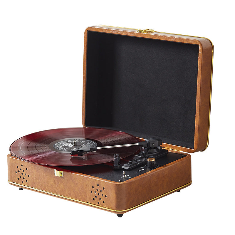 Retro Portable Bluetooth Turntable