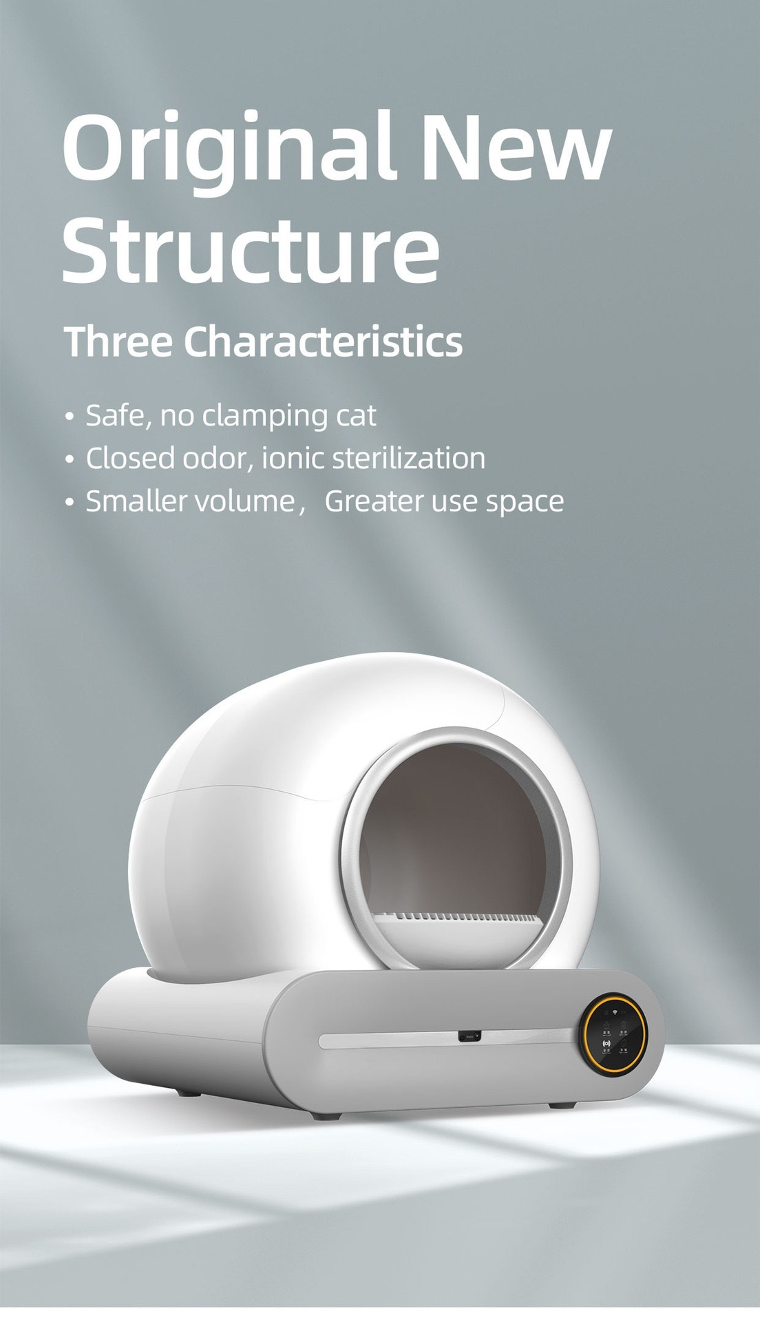 Smart Automatic Self-Cleaning Litter Box