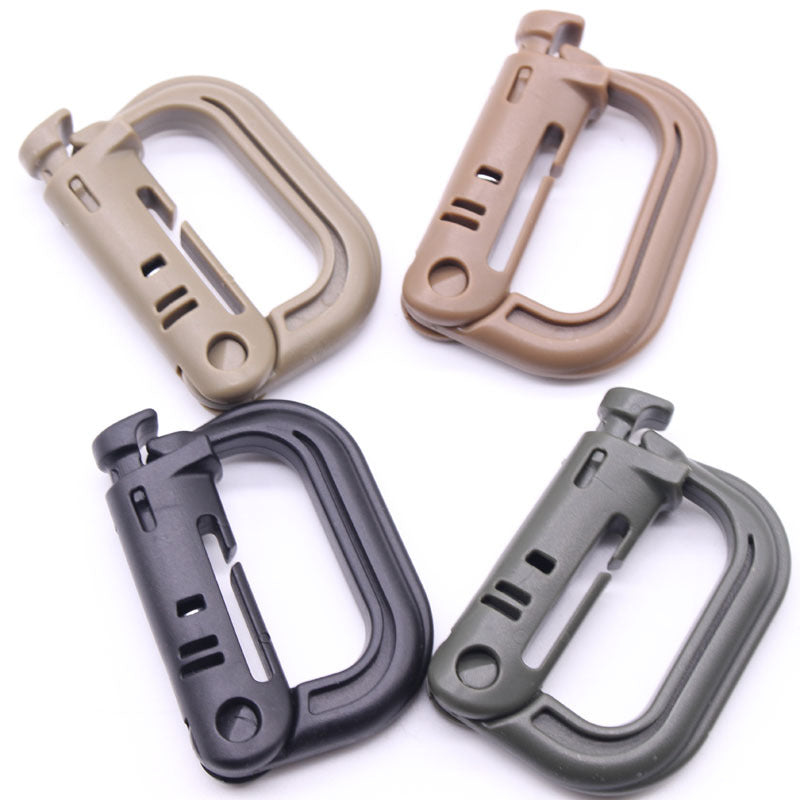 D-Type High-Quality Plastic Climbing Carabiner Hook