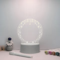 Acrylic Memo Board with Erasable Light for Home Use
