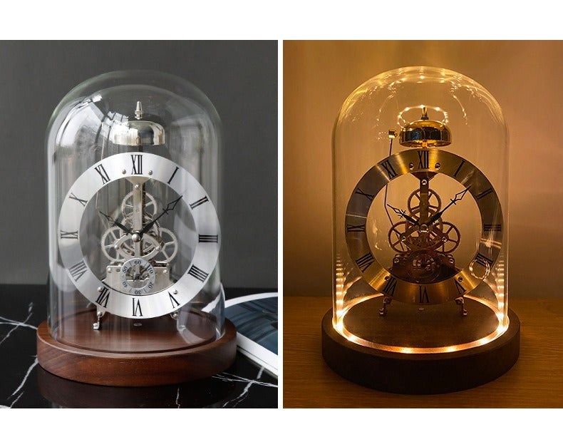 See-Through Mechanical Desk Clock