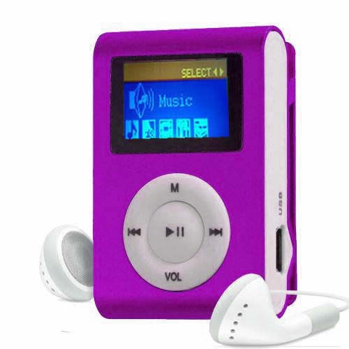 Mini Tune Buddy Clip MP3 Player and FM Radio