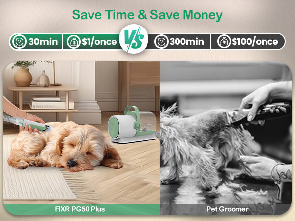 Pet Hair Remover Vacuum & Trimmer