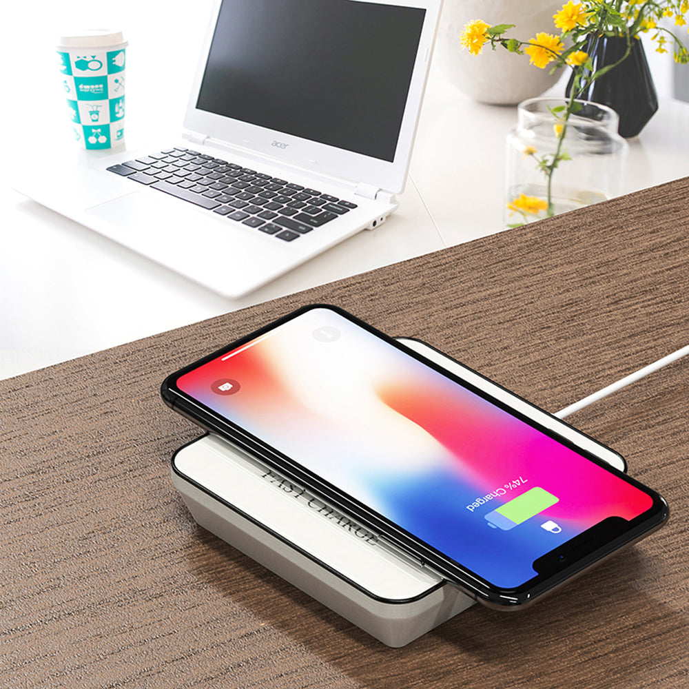 10W Fast Qi Wireless Charging Pad with Night Light
