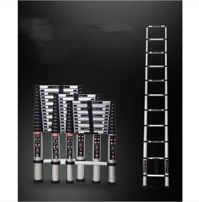 Aluminum Alloy Telescopic Folding Ladder