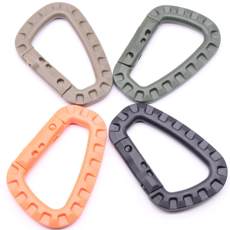 D-Type High-Quality Plastic Climbing Carabiner Hook