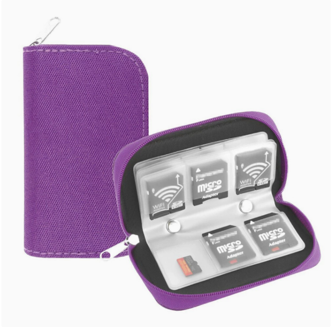 22-PCS SD Card Storage Case Set
