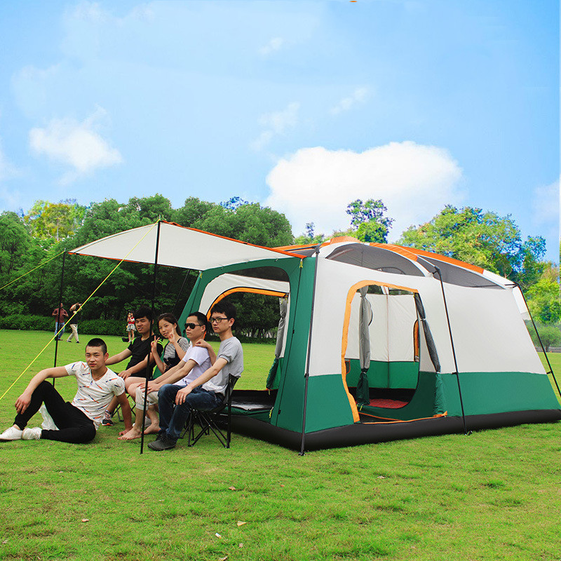Double-Layer Waterproof Two-Room Camping Tent
