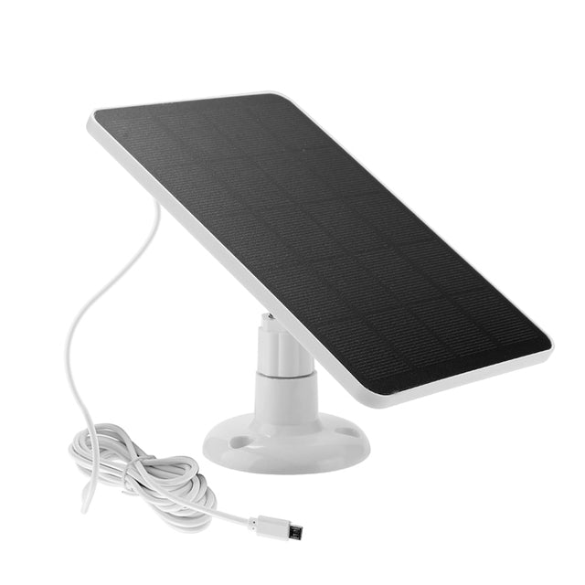 4W 5V Portable Solar Panel Charger for Camera & Light