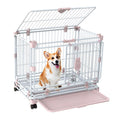 24-Inch Stackable Double-Door Dog Kennel