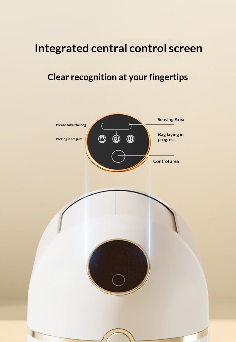 Automatic Smart Trash Can with Bag-Changing Induction