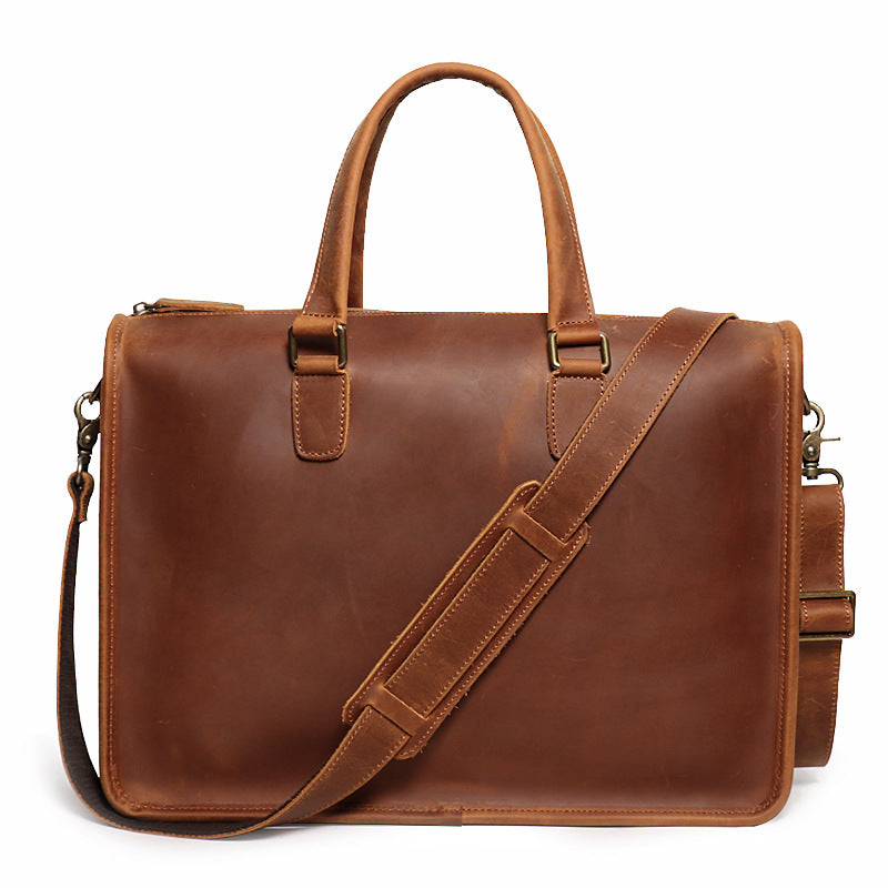 Crazy Horse Leather Briefcase