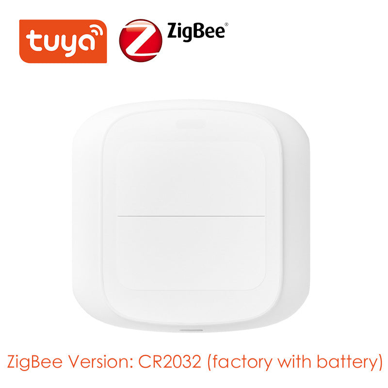 Tuya Smart WiFi Zigbee 2-Button Wireless Scene Switch