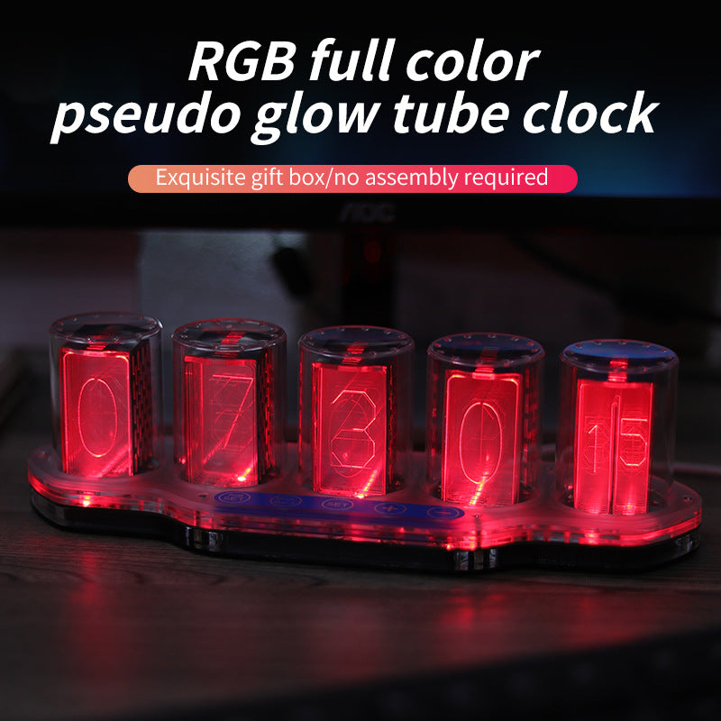RGB Neon Tube Clock