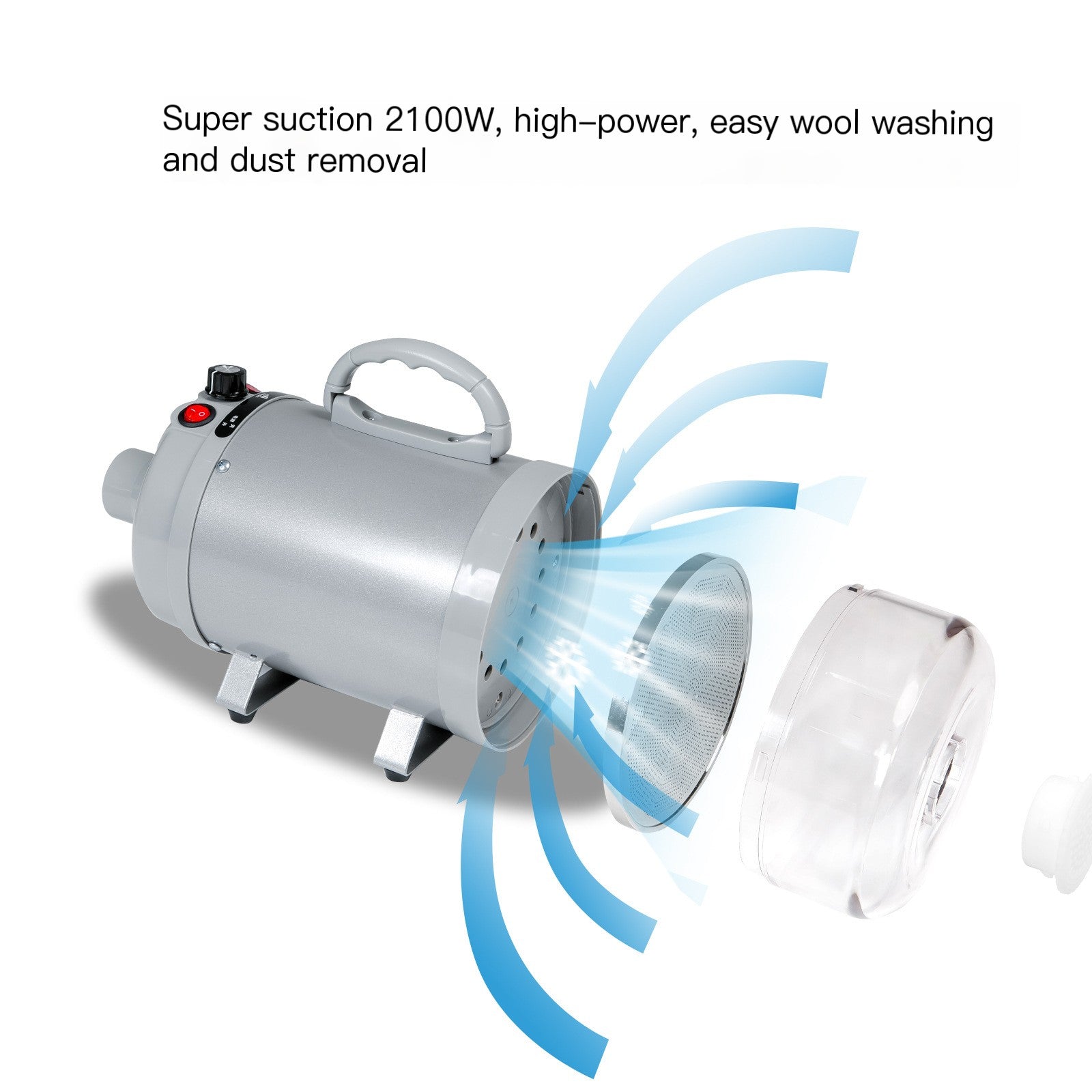 High-Power Pet Dryer for Large Dogs