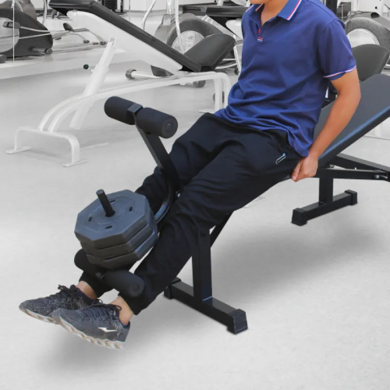 Weightlifting Bench Press Set with Squat Rack