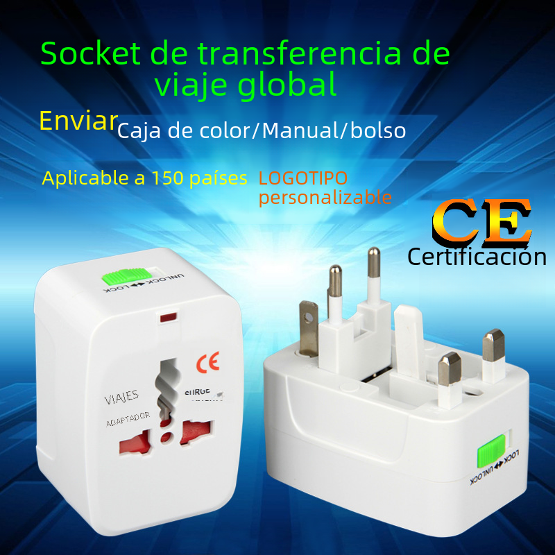 Universal Travel Adapter with Dual USB Ports