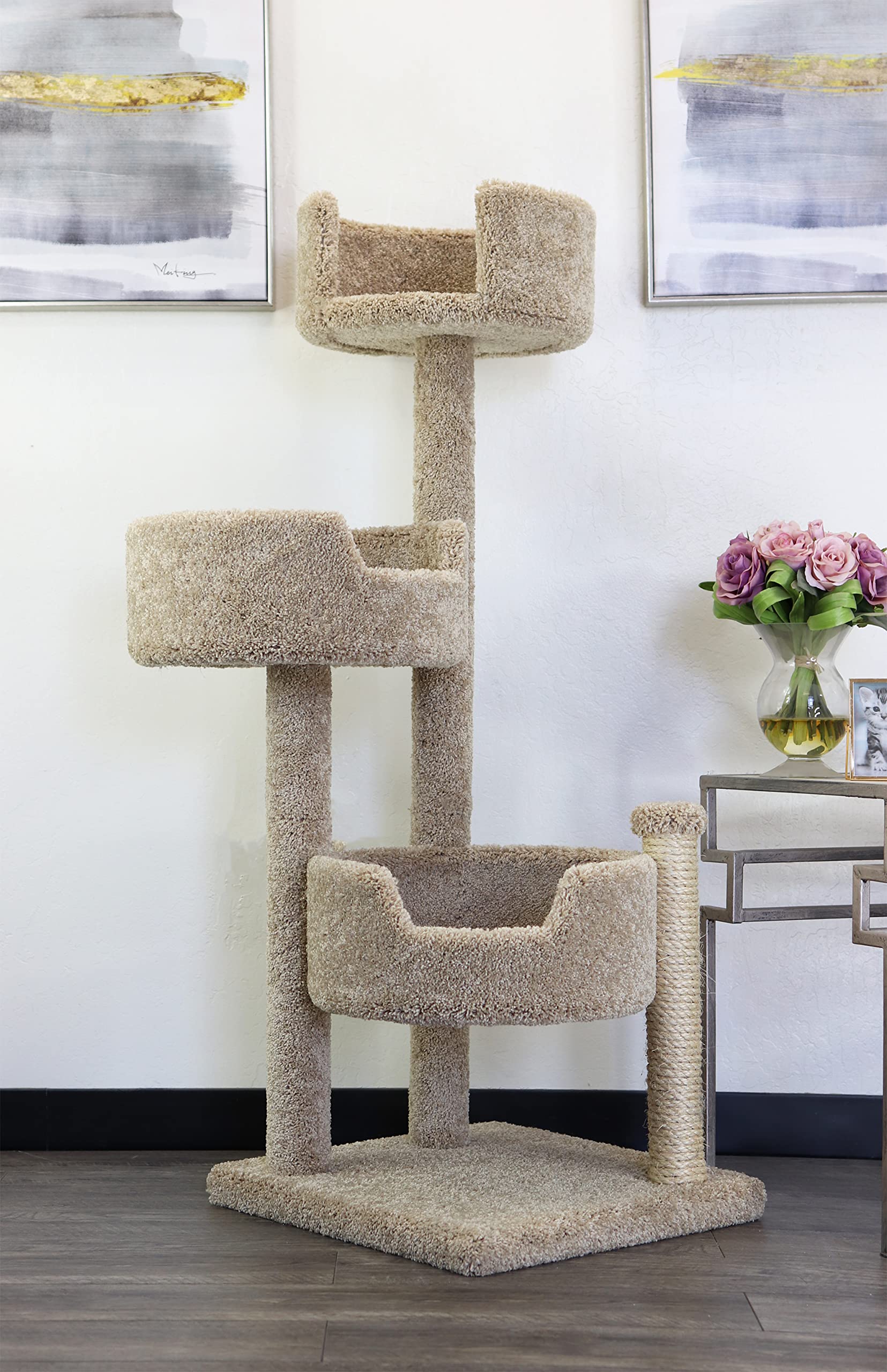 New Cat Condos Real Wood Cat Tree