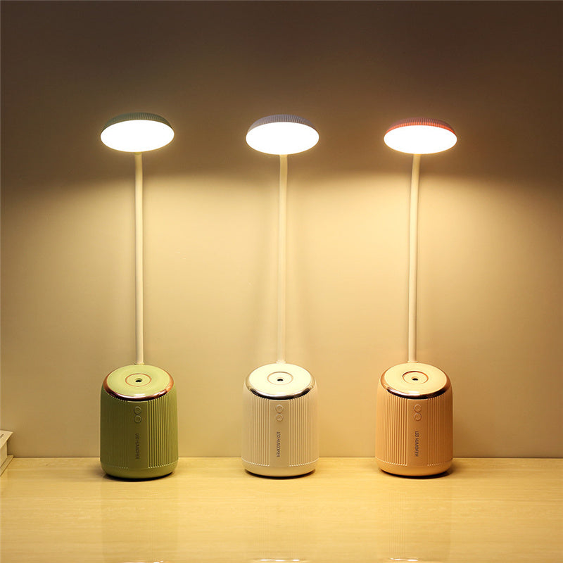 LED Desk Lamp with USB Humidifier