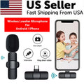 Lavalier Microphone Wireless Audio Video Recording Mini Mic
