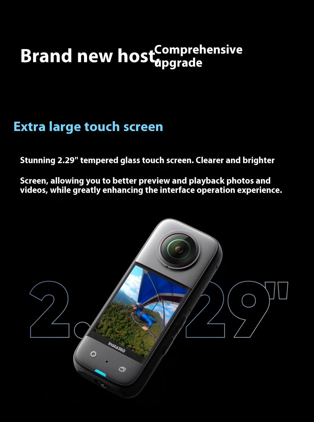 5.7K 360° Action Camera with Stabilization