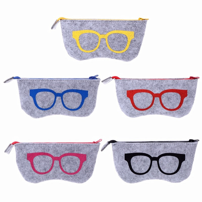 Cute Portable Sunglasses Pouch Travel Storage Bag