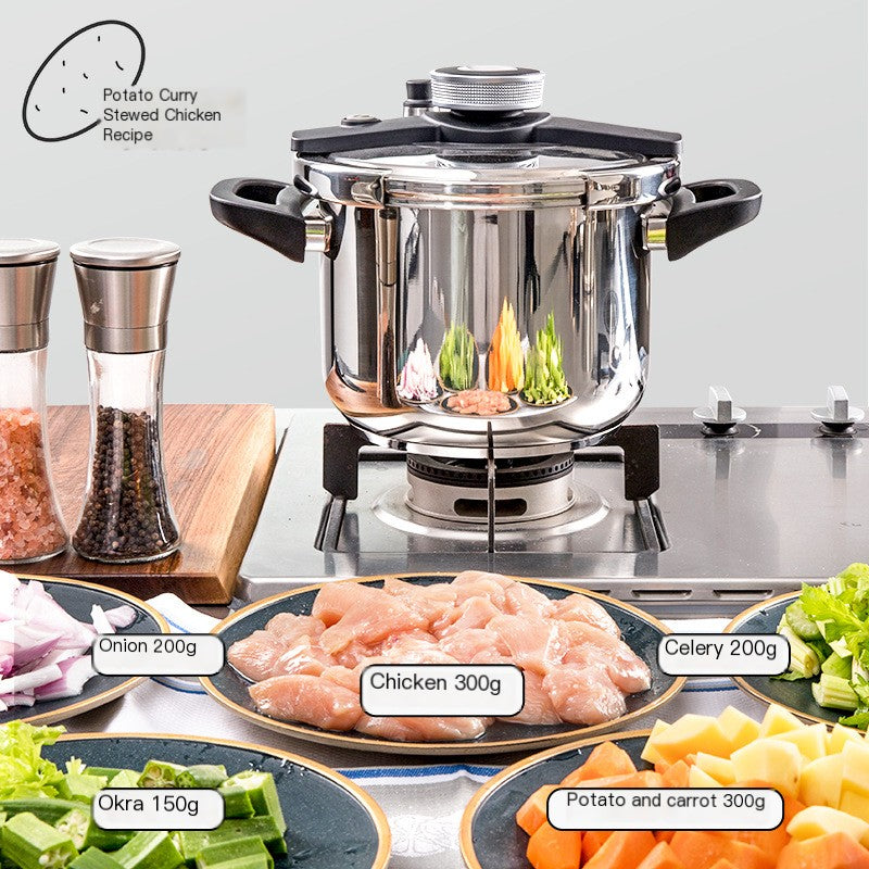 304 Stainless Steel Pressure Cooker