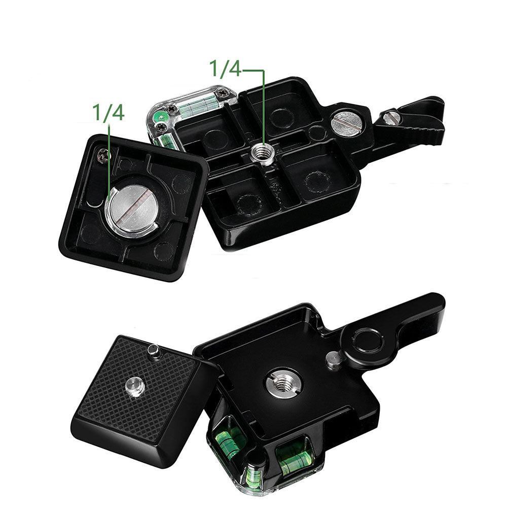 Quick Release Plate for Tripod and Camera Mounting