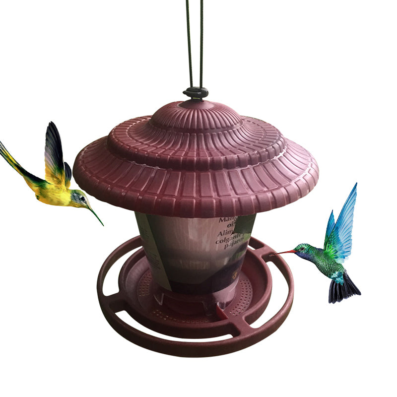Transparent Hanging Bird Feeder for Indoor Outdoor Use