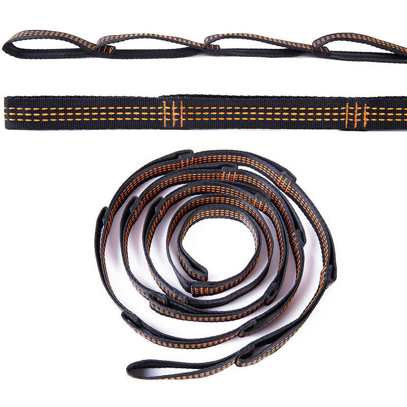 Yoga Hammock Extension Strap with Climbing Safety Rope