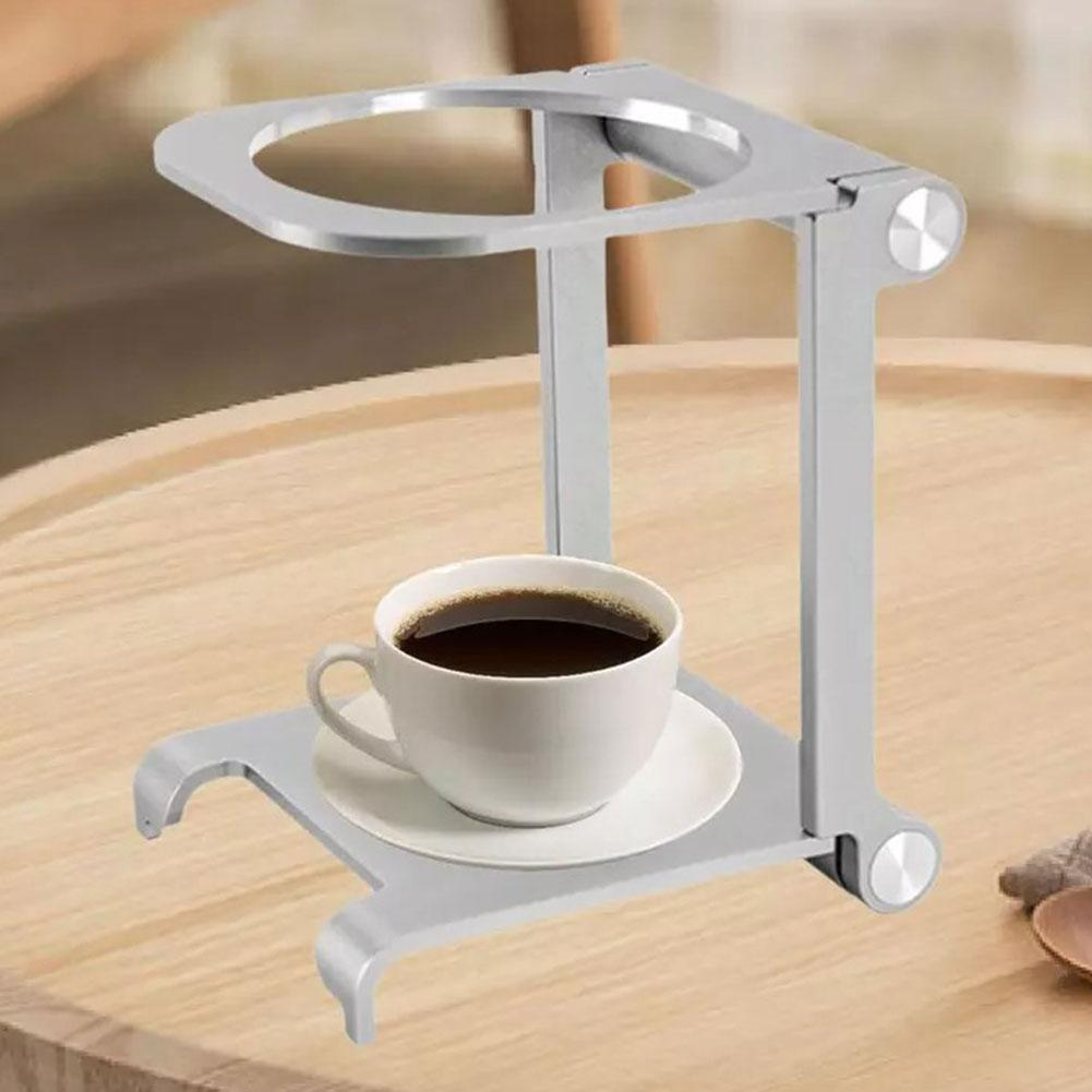 Portable Hand-held Pour-over Dripper Foldable Aluminum Alloy Bracket