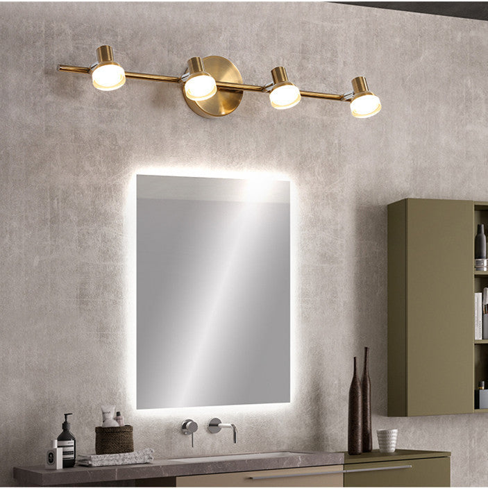 Copper Bathroom Vanity Wall Light