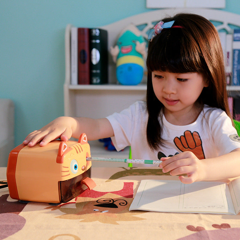 Automatic Cartoon Electric Pencil Sharpener for Kids