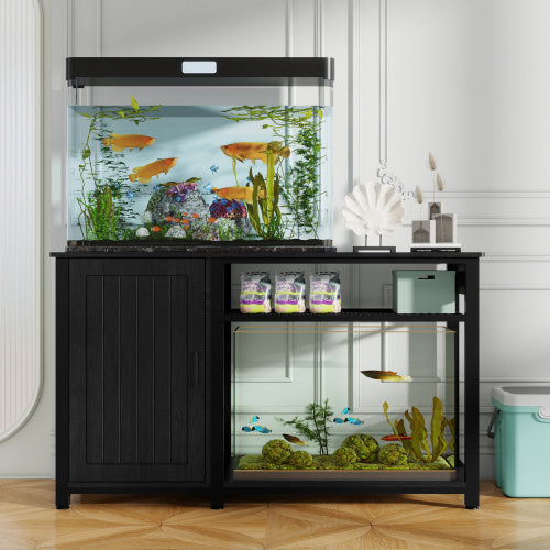 Heavy-Duty Aquarium Stand with Power Outlet