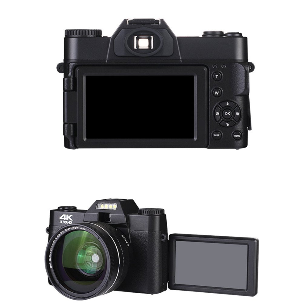4K HD Digital Camera with 16x Wide-Angle Lens