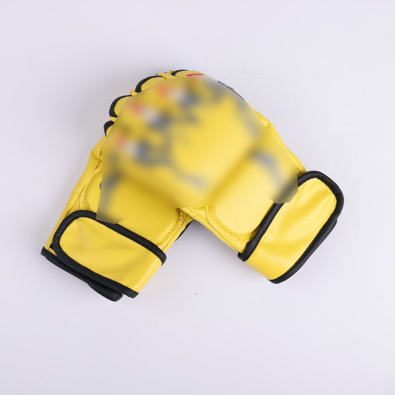 Half-Finger Boxing Gloves for Adults and Kids MMA Training