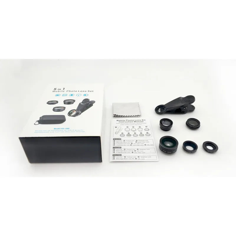 Wide-Angle Macro Fisheye Lens Ten-in-One Suit External Camera Lens