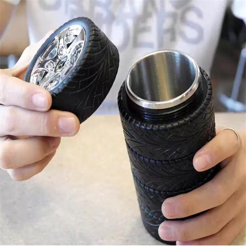 Christmas Tire Mug 304 Stainless Steel Insulated Cup