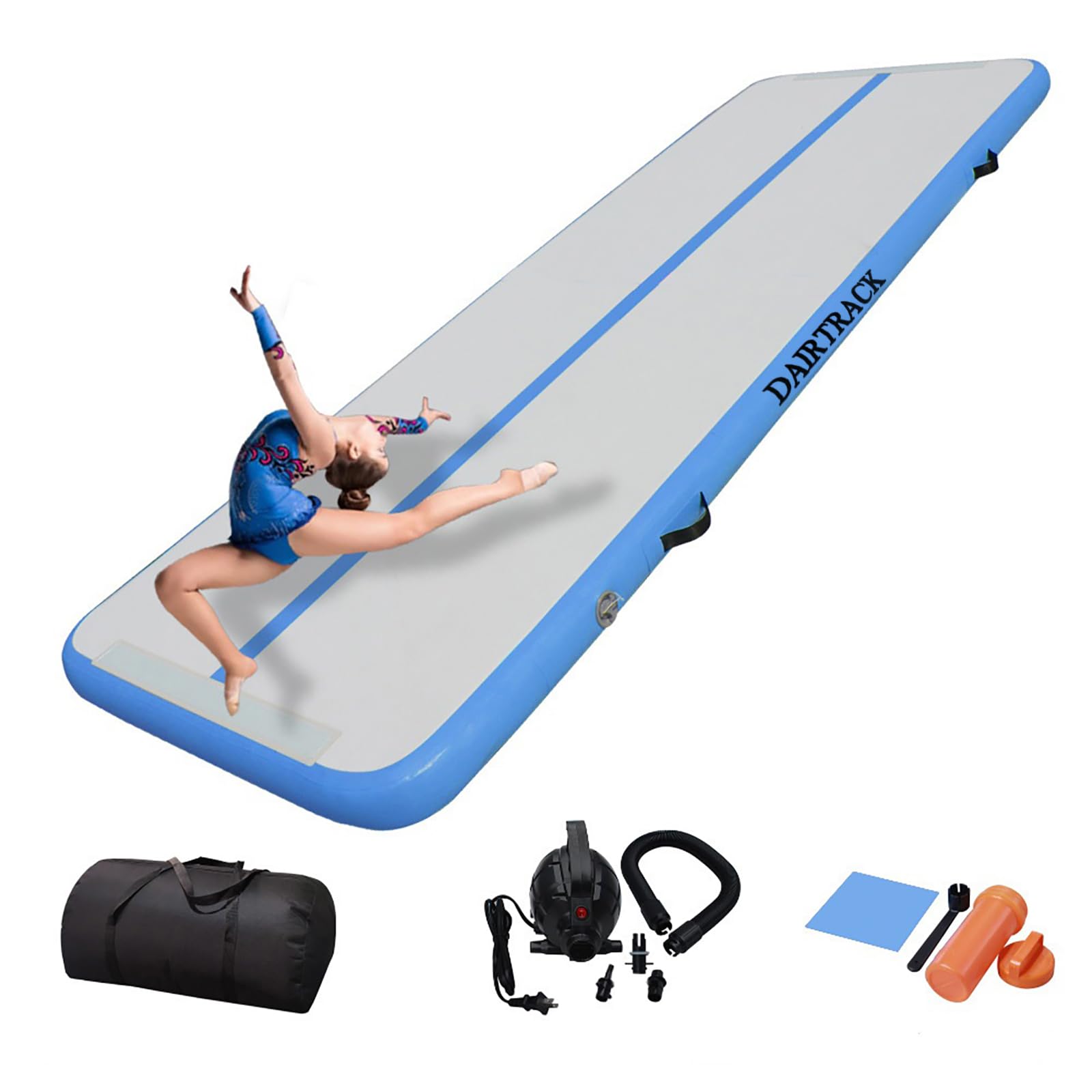 10ft Inflatable Air Tumbling Mat, Gymnastics Training