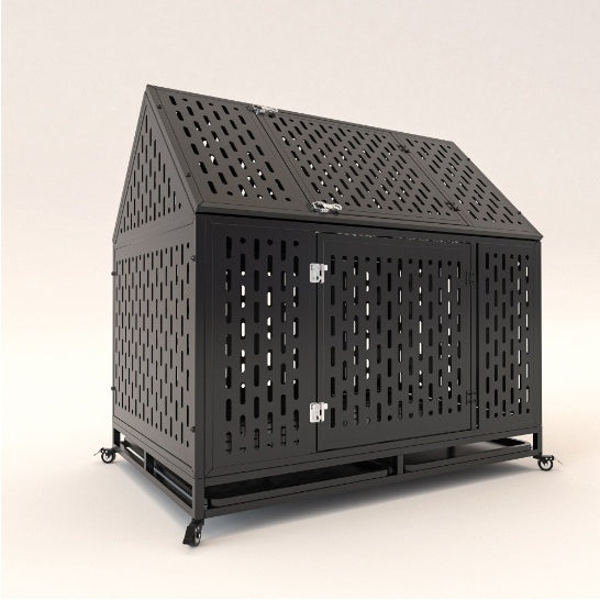 Heavy-Duty Dog Crate, 45-Inch, Roof Top