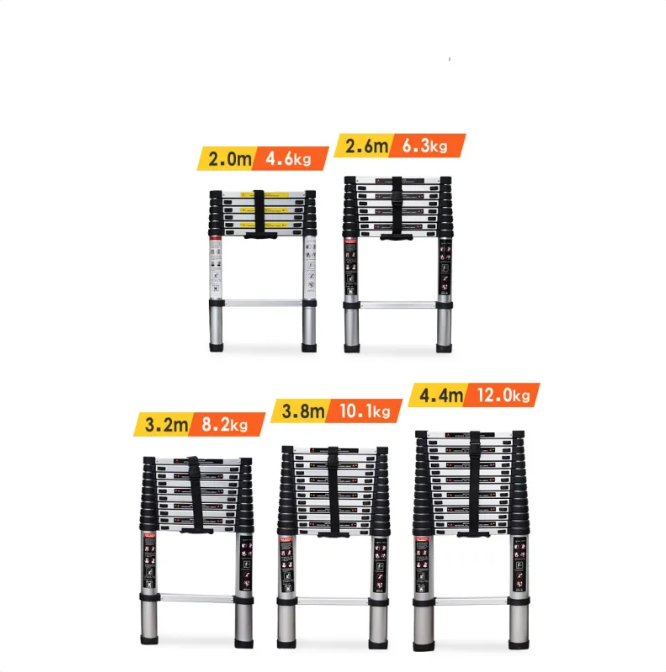 Aluminum Alloy Telescopic Folding Ladder