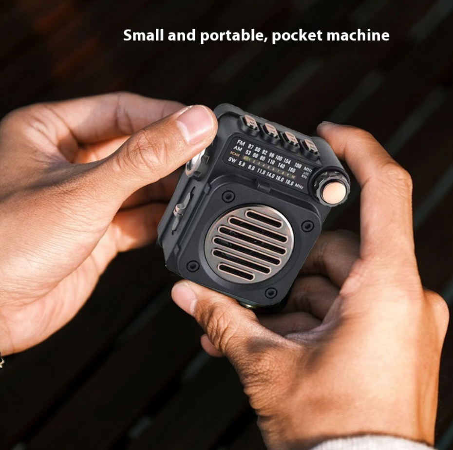 Compact Multi-Band FM/AM/SW Portable Radio