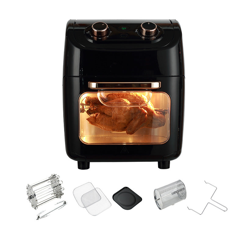 12L Transparent Rotating Air Fryer Oven