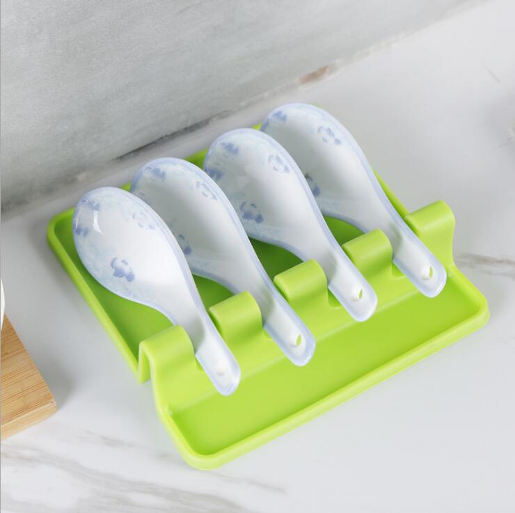 Silicone Spoon Rest and Mat for Kitchen Utensils