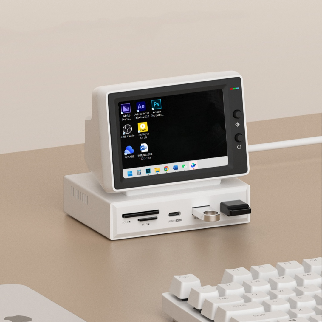 Secondary Screen with Docking Station