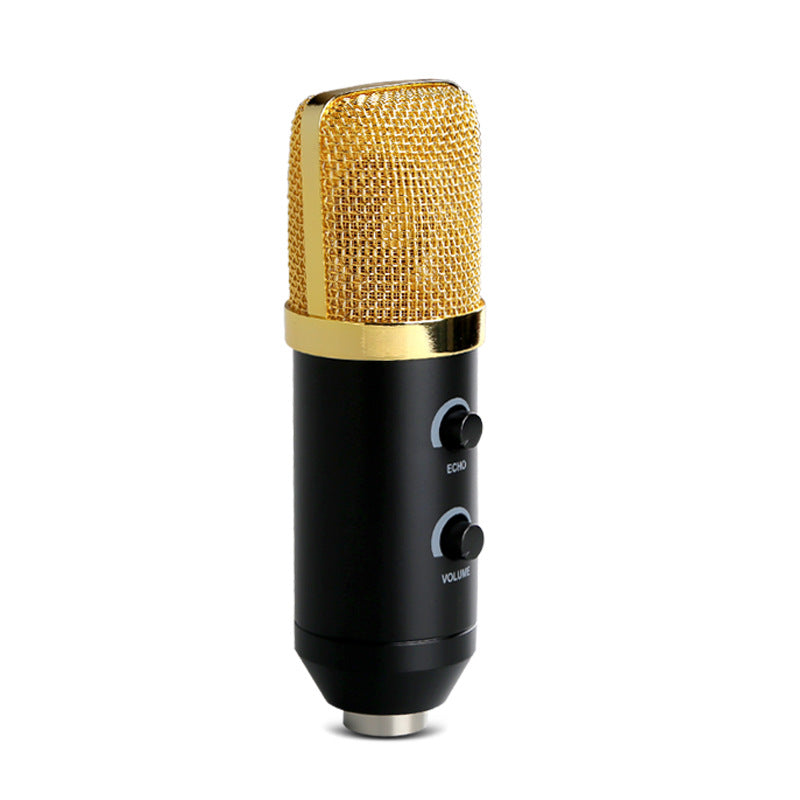 Condenser Microphone with Reverb and Stand