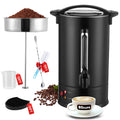 80-Cup Commercial Coffee Urn, 12L Stainless Steel