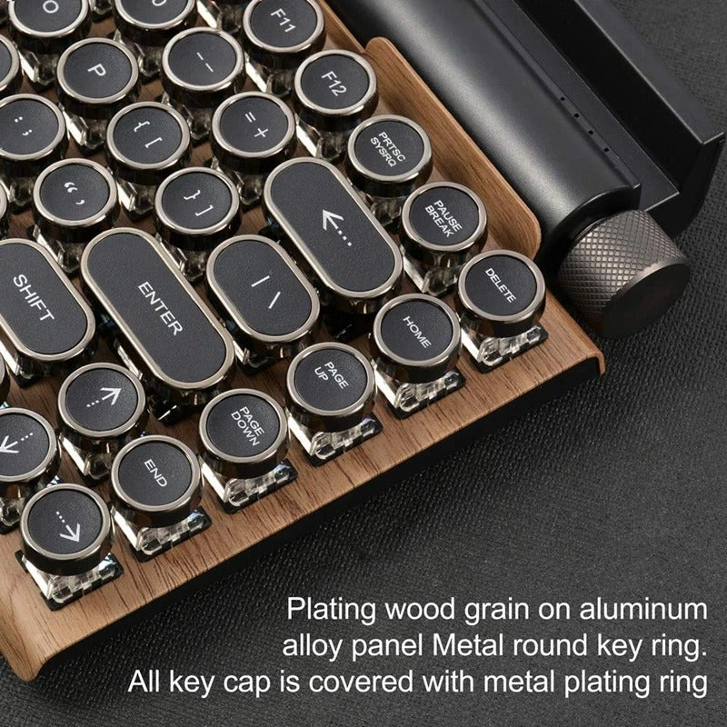 Retro Typewriter Bluetooth Keyboard