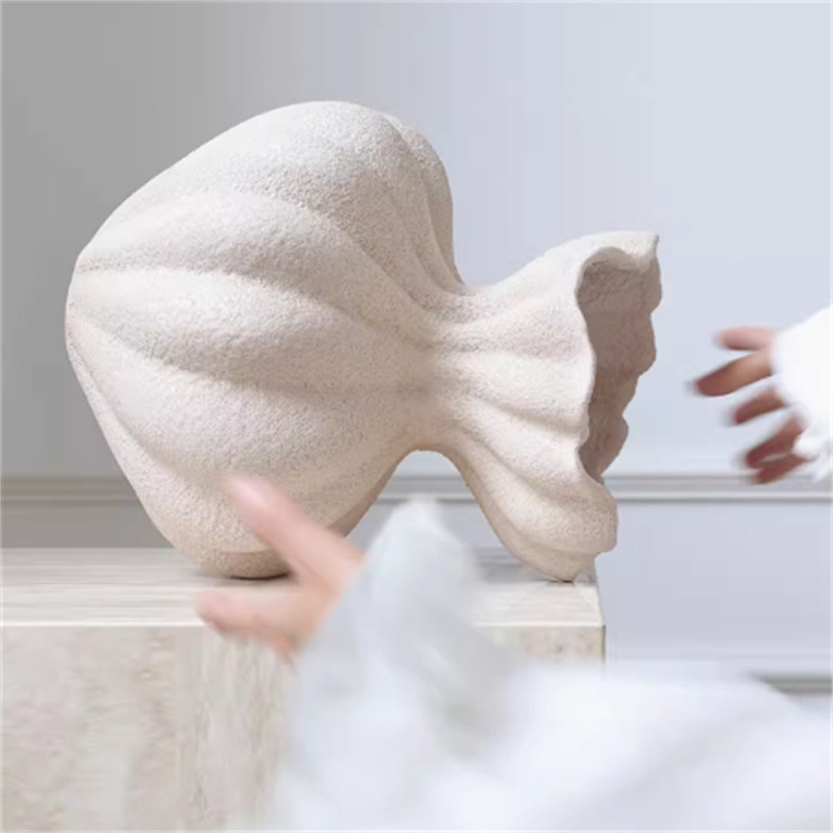 French Style White Decorative Vase