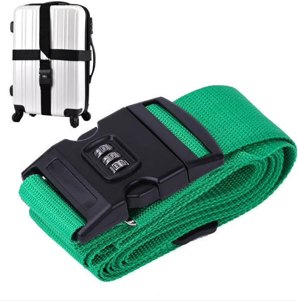 Secure Cross Strap Luggage Belt with Lock